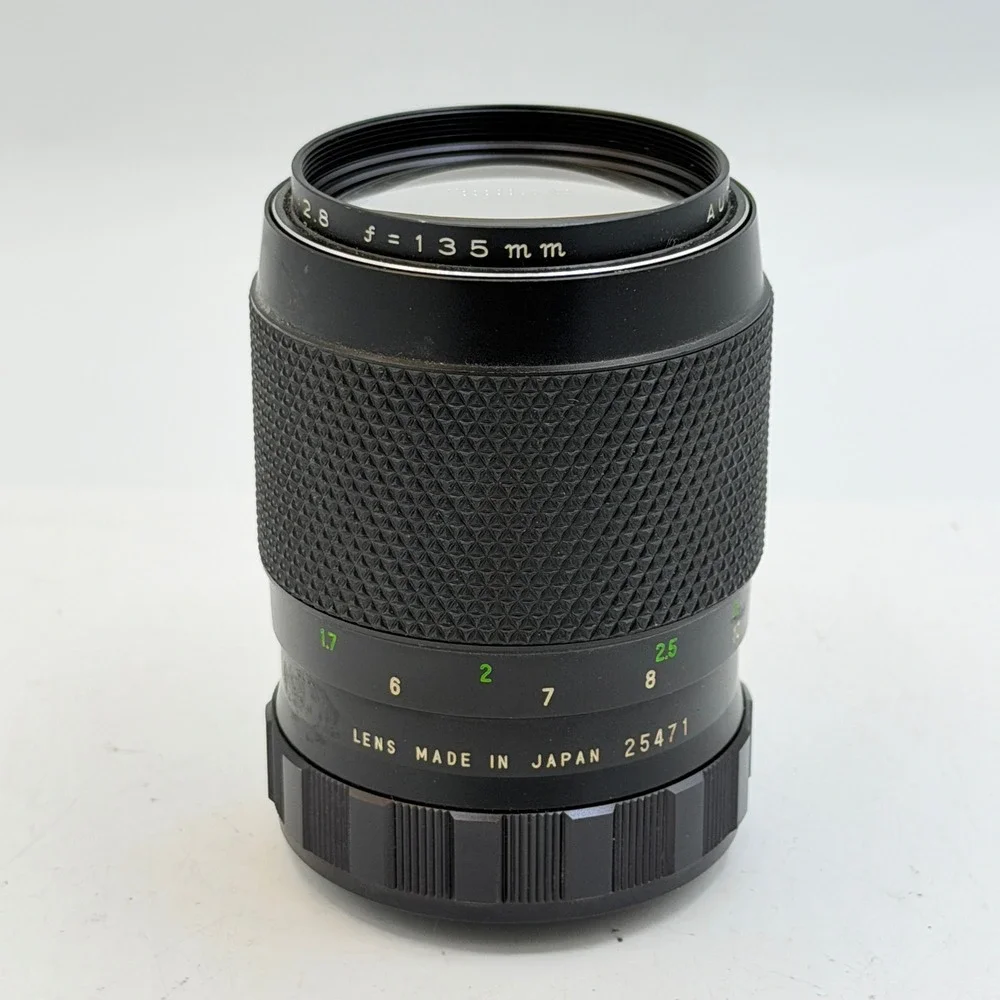 Auto Mamiya Sekor SX 135mm f2.8 Telephoto Prime Lens M42 Mount Vintage